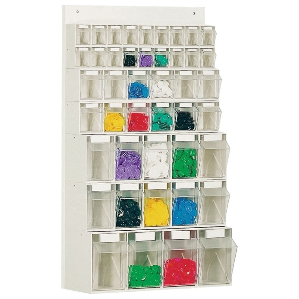LOCKWEILER Klarsichtmagazin, 18 x A, 12 x B, 10 x C, 4 x D, H960xB600xT185mm, Kunststoff weiß Illustration du produit: LOCKWEILER Klarsichtmagazin, 18 x A, 12 x B, 10 x C, 4 x D, H960xB600xT185mm, Kunststoff weiß