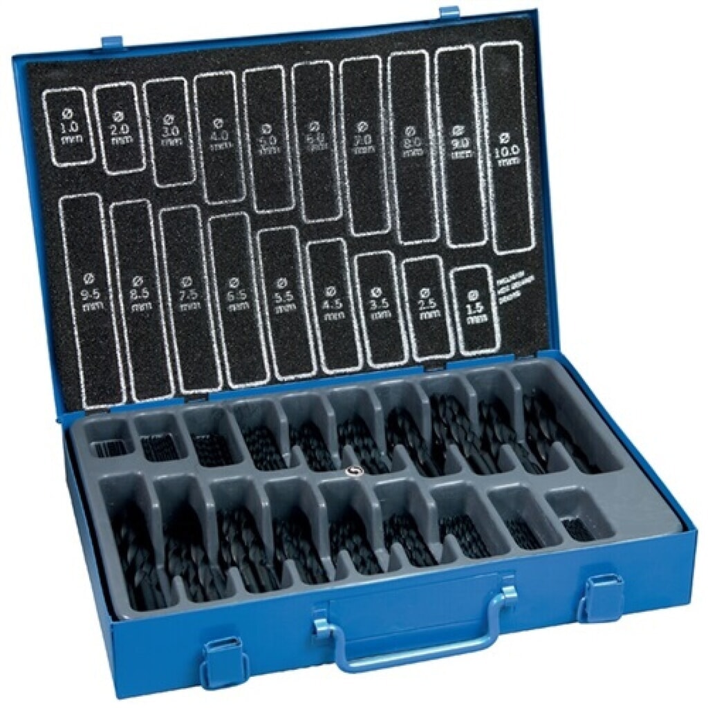 Illustration du produit: Magasin de forets hélicoïdaux DIN 338 type N 1-10 mm avec incréments de 0,5 mm H