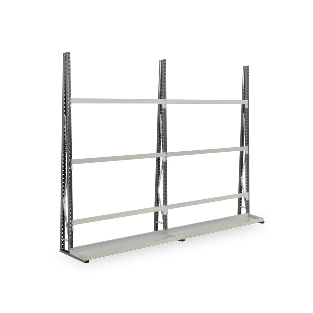 Illustration du produit: ManOrga Rayonnage vertical, bilatéral, TA, H x l x P 2 500 x 1 800 x 680 mm