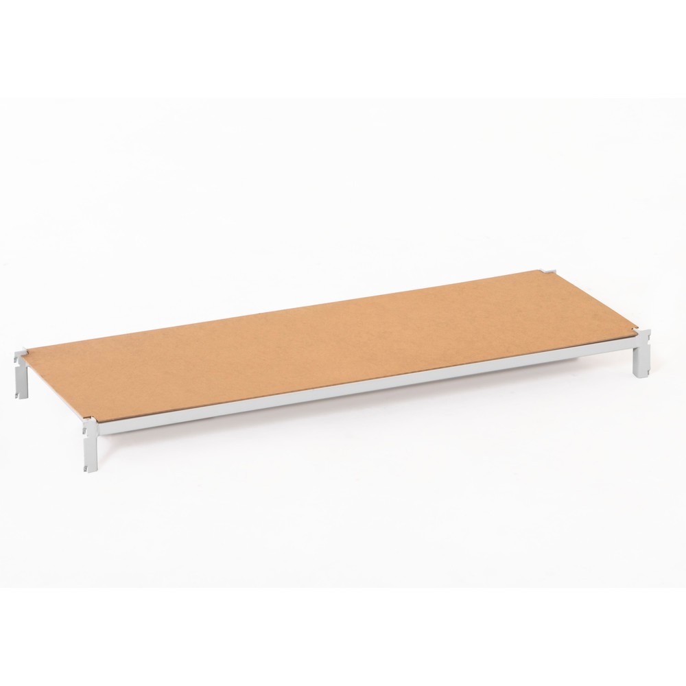N° de l'image du produit 4 : ManOrga Tablette pour rayonnage à tablettes, gris graphite/gris clair, FL 250 kg, l x P 1 000 x 600 mm