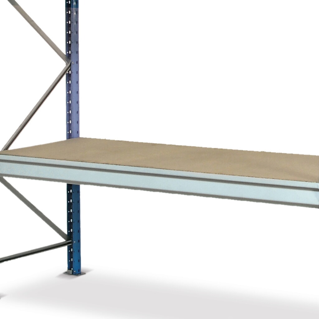 ManOrga Tablette pour rayonnage grande portée, avec panneaux agglomérés, charge par tablette jusqu'à 880 kg
