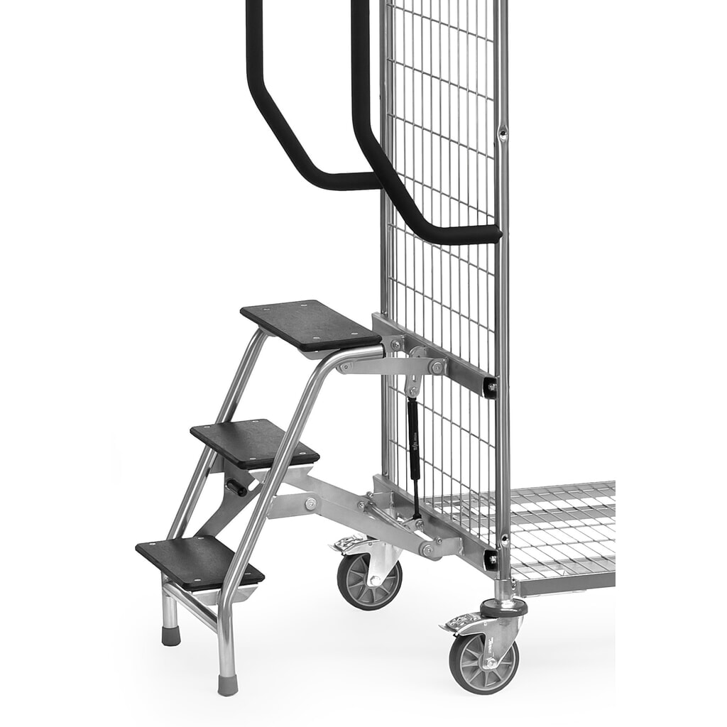 Marchepied pour chariot de préparation de commandes fetra®, largeur 510 mm N° de l'image du produit 1 : Marchepied pour chariot de préparation de commandes fetra®, largeur 510 mm