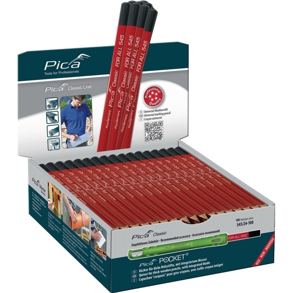 N° de l'image du produit 2 : Markierstift Classic FOR ALL L.23cm gespitzt PICA