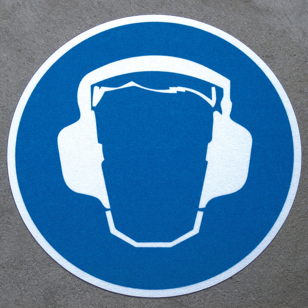 Porter une protection auditive, ø 400 mm Illustration du produit: Porter une protection auditive, ø 400 mm