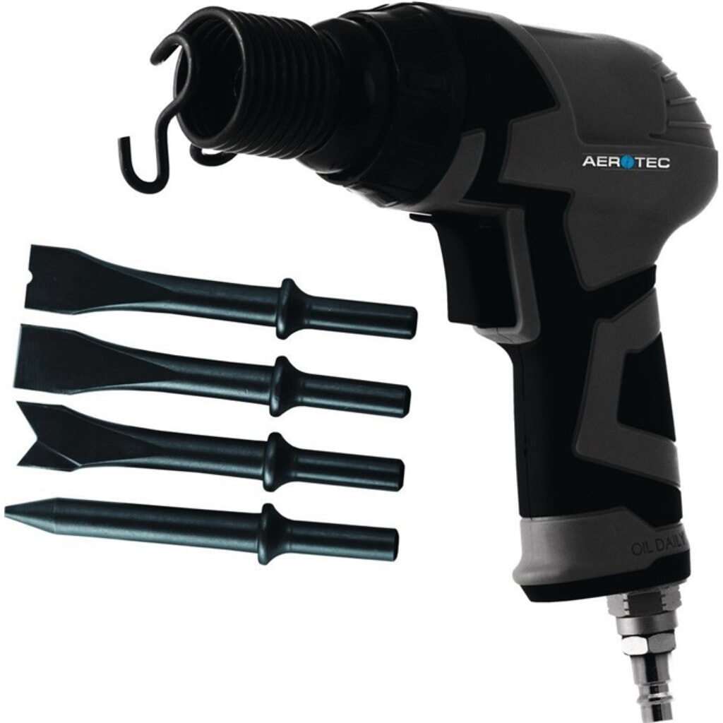 Marteau burineur pneumatique CSP 150 Set 4500 min-¹ 6 pans de 11 mm 4-5 J AEROTE Illustration du produit: Marteau burineur pneumatique CSP 150 Set 4500 min-¹ 6 pans de 11 mm 4-5 J AEROTE