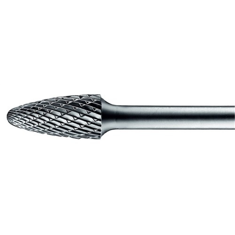 Illustration du produit: Fraise sur tige RBF D. 6 mm L. tête 18 mm D. de la tige 6 mm carbure engrènement
