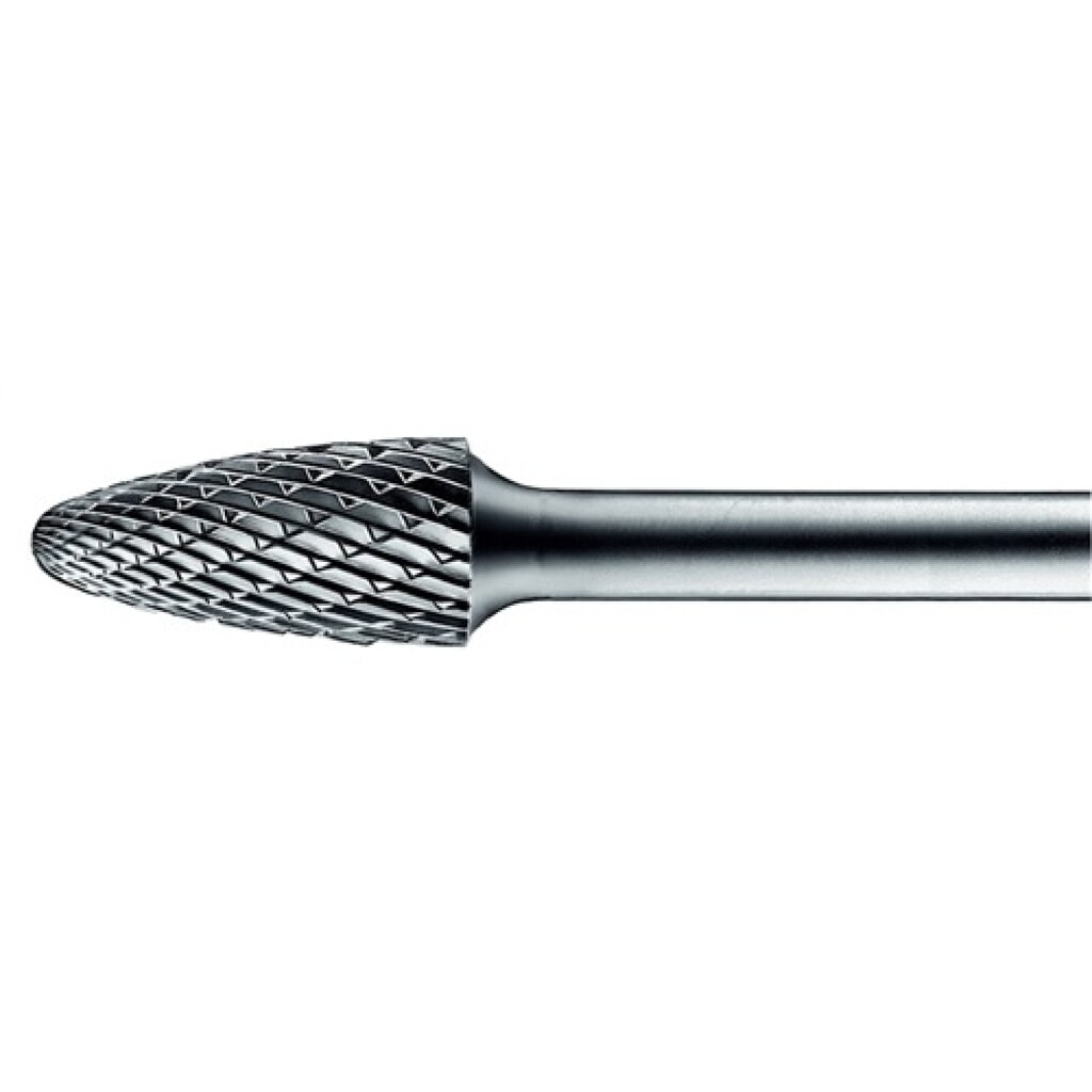 Illustration du produit: Fraise sur tige RBF D. 6 mm L. tête 18 mm D. de la tige 6 mm carbure engrènement