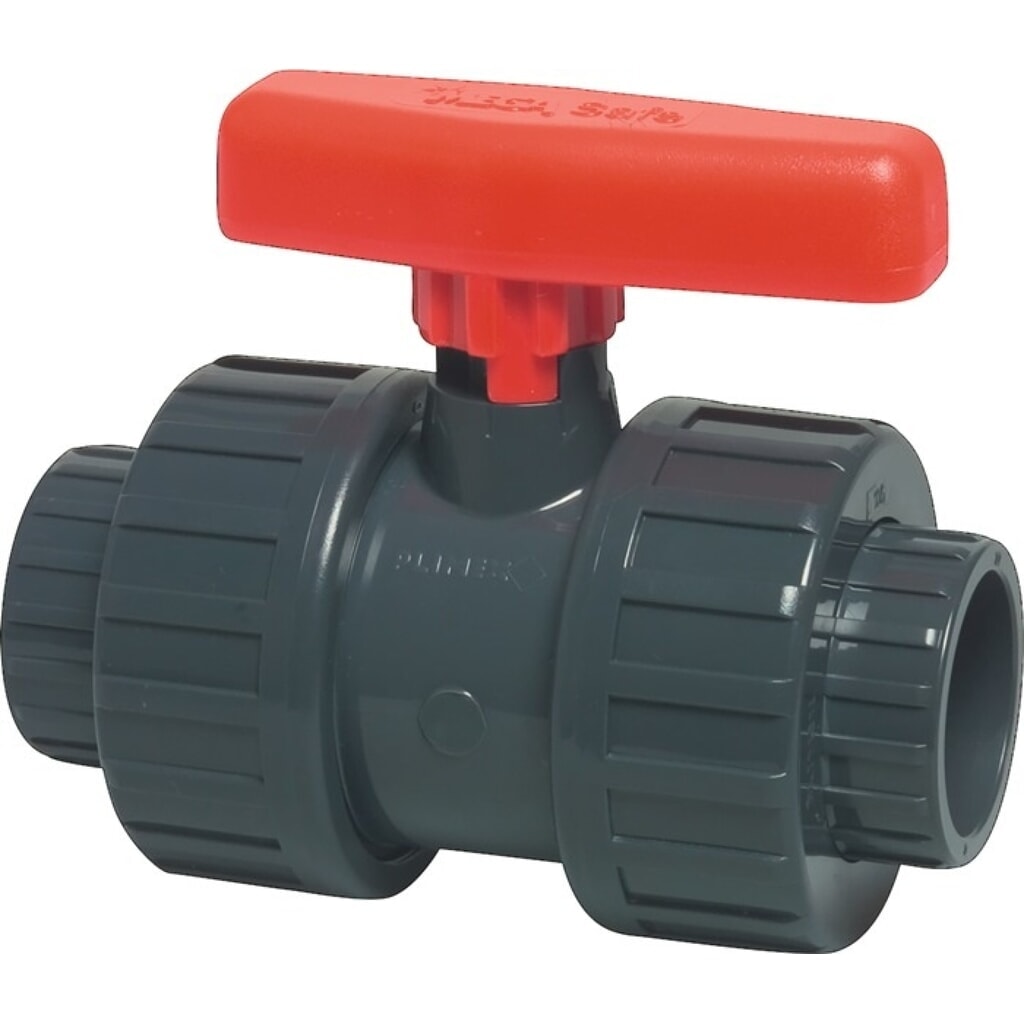 MEGA Kugelhahn Safe 600, PVC-UIG Nenngröße mm 50 Illustration du produit: MEGA Kugelhahn Safe 600, PVC-UIG Nenngröße mm 50