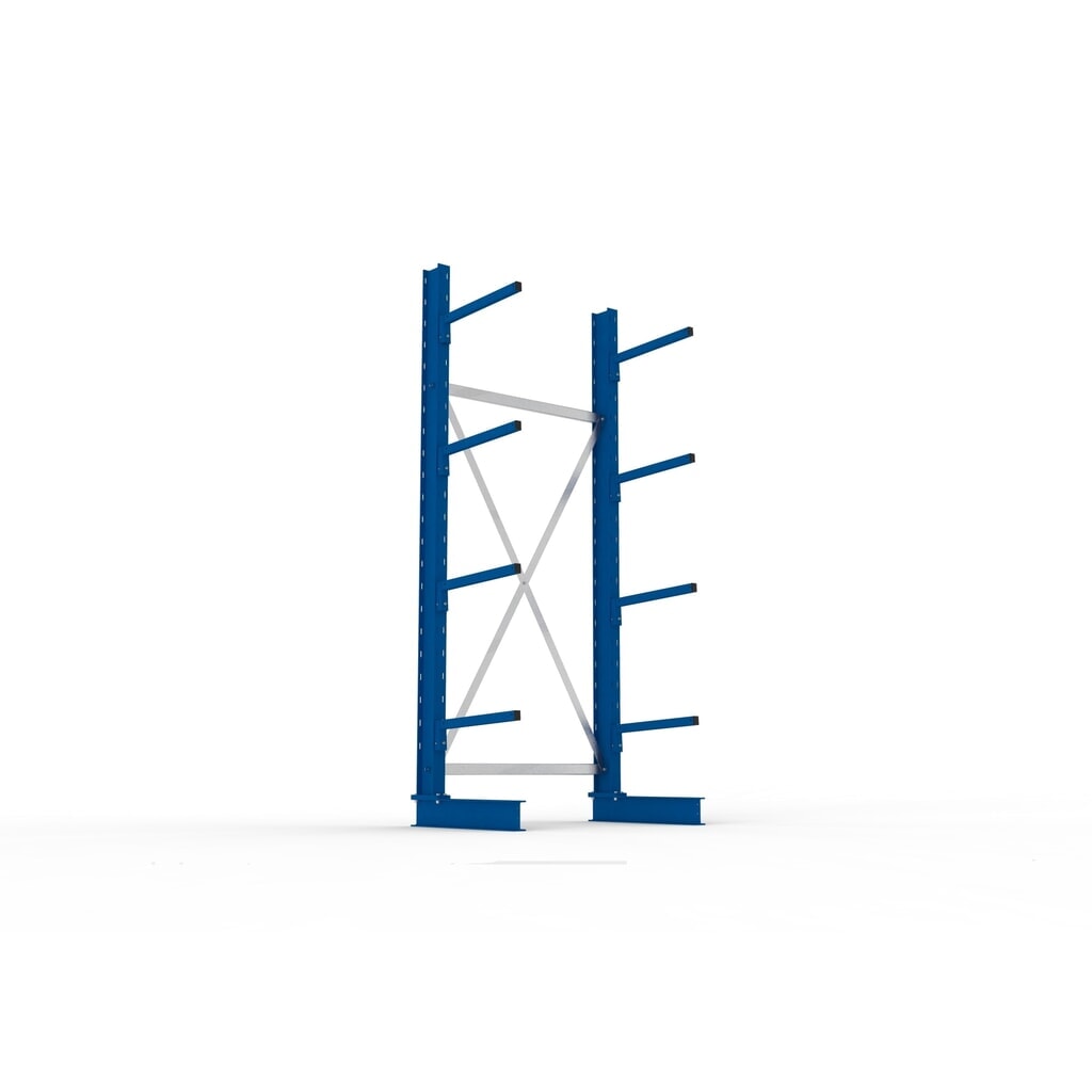 META Rayonnage cantilever, module de base, simple face, capacité de charge par bras 175 kg, HxlxP 2 500 x 1 094 x 710 mm N° de l'image du produit 3 : META Rayonnage cantilever, module de base, simple face, capacité de charge par bras 175 kg, HxlxP 2 500 x 1 094 x 710 mm