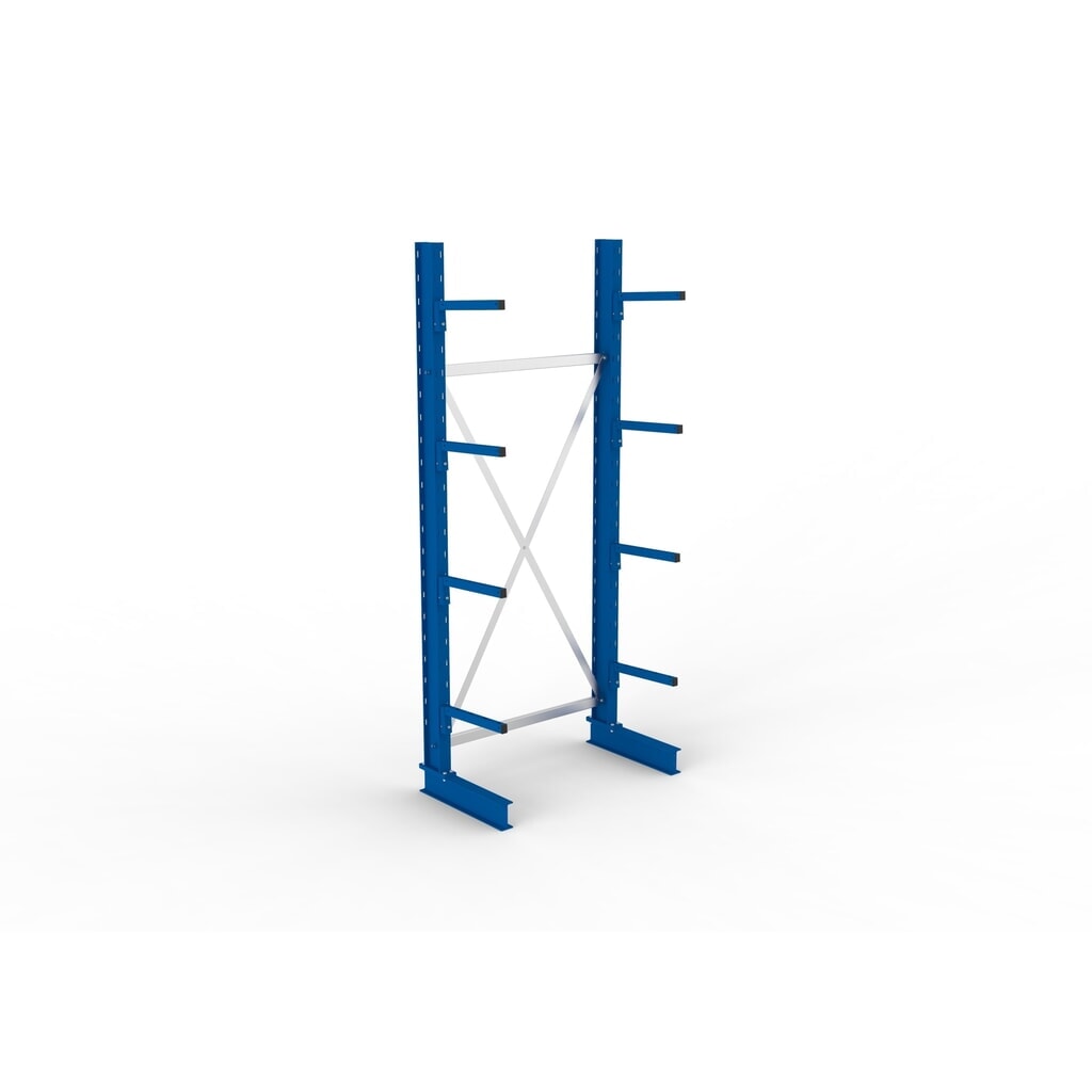 META Rayonnage cantilever, module de base, simple face, capacité de charge par bras 220 kg, HxlxP 2 500 x 1 094 x 610 mm N° de l'image du produit 4 : META Rayonnage cantilever, module de base, simple face, capacité de charge par bras 220 kg, HxlxP 2 500 x 1 094 x 610 mm