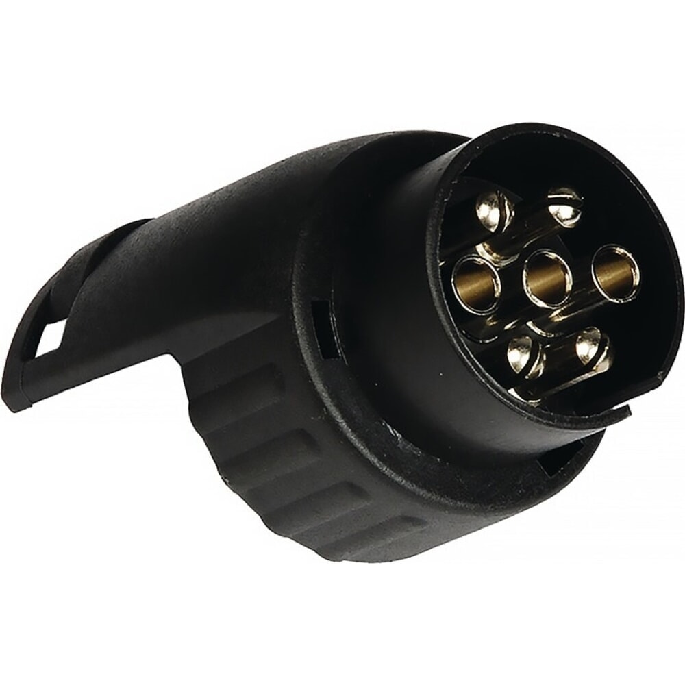 Illustration du produit: Mini-Kurzadapter, Spannung 12 V, Kunststoff, lose, Gewicht 0,08 kg schwarz 13-polig