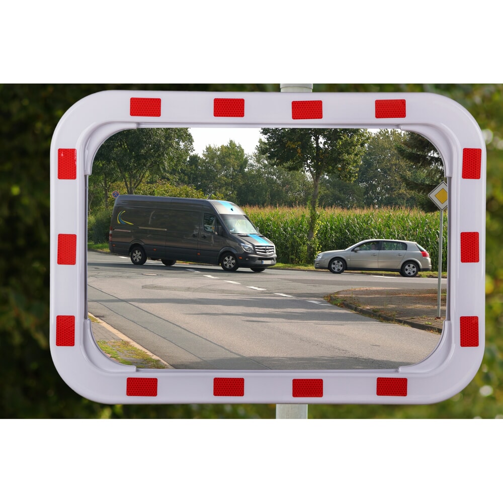 N° de l'image du produit 4 : Miroir de circulation dancop EUvex, l x H 600 x 400 mm