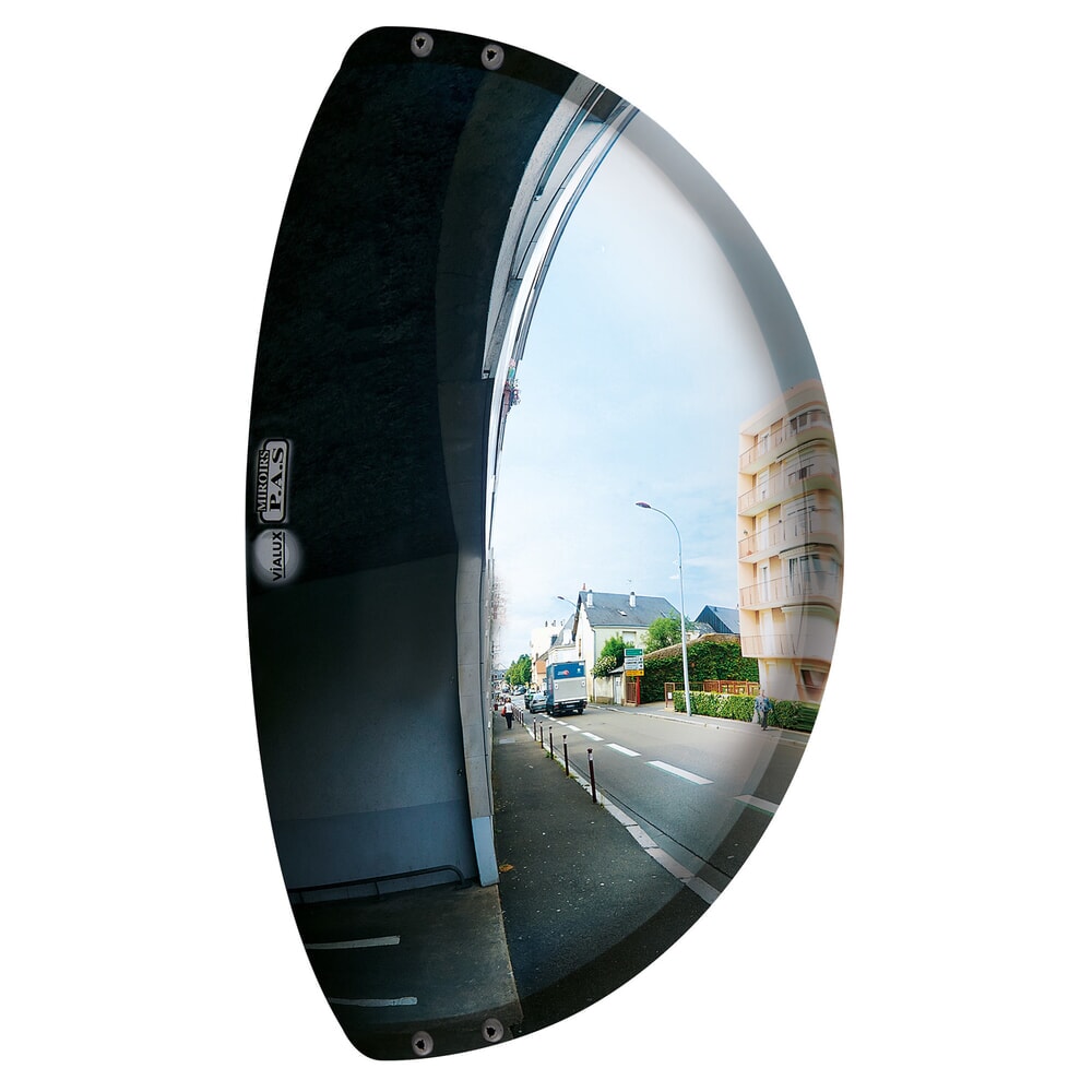 Illustration du produit: Miroir de stationnement Vialux®, P.A.S.®, H x l x P 400 x 800 x 120 mm