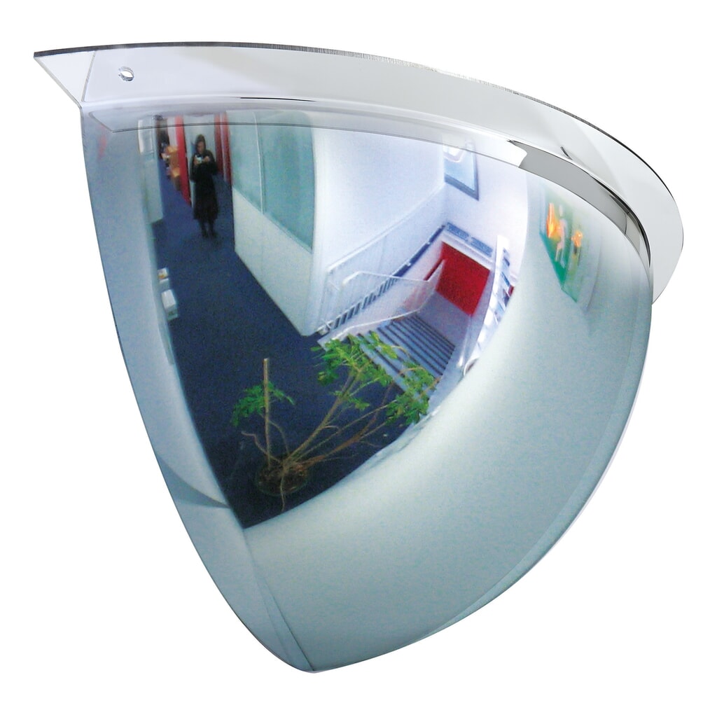Miroir panoramique Vialux®, huitième de sphère, Ø 660 mm, verre acrylique (PMMA) Illustration du produit: Miroir panoramique Vialux®, huitième de sphère, Ø 660 mm, verre acrylique (PMMA)