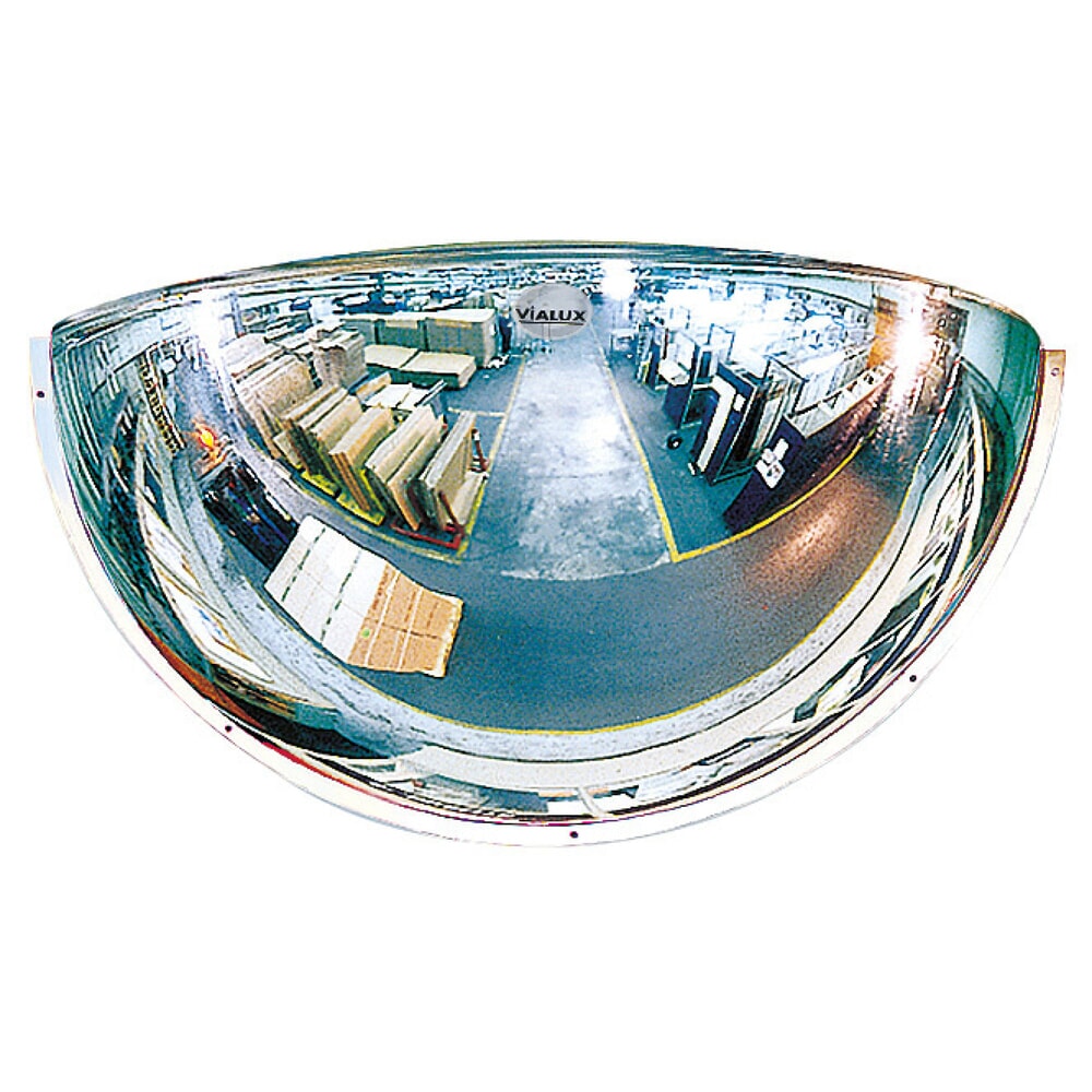 N° de l'image du produit 1 : Miroir panoramique Vialux®, quart de sphère, Ø 660 mm, verre acrylique (PMMA)