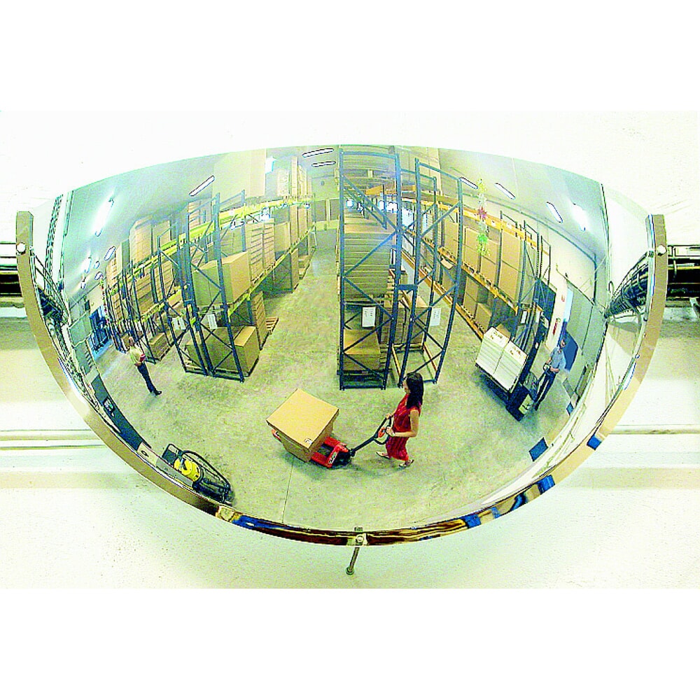 N° de l'image du produit 2 : Miroir panoramique Vialux®, quart de sphère, Ø 570 mm, Polymir®