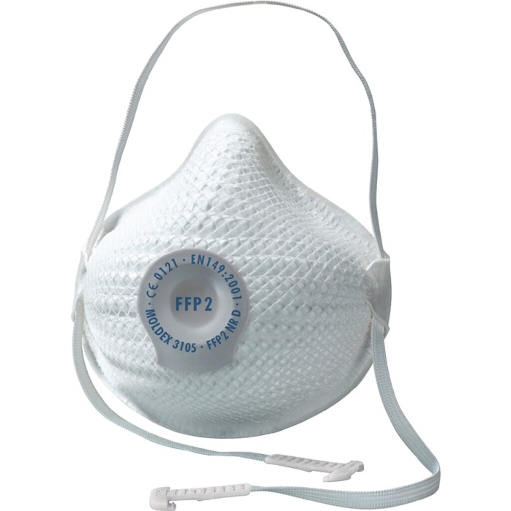 Illustration du produit: MOLDEX®Atemschutzmaske AIR 310501, mit Ausatemventil, FFP2 / V NR D, 10St./KT