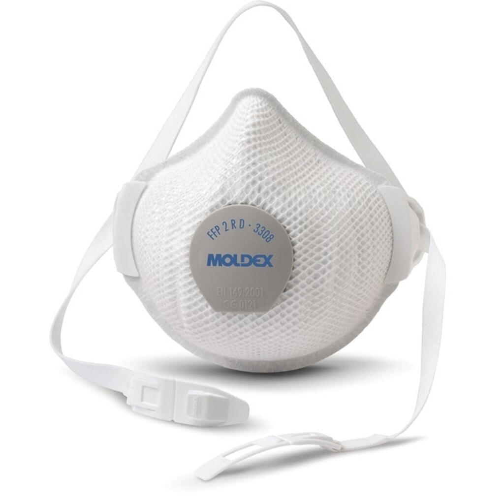 Illustration du produit: MOLDEX®Atemschutzmaske Air Plus ProValve 330801, mit Ausatemventil, FFP2 / V R D, 5St./KT