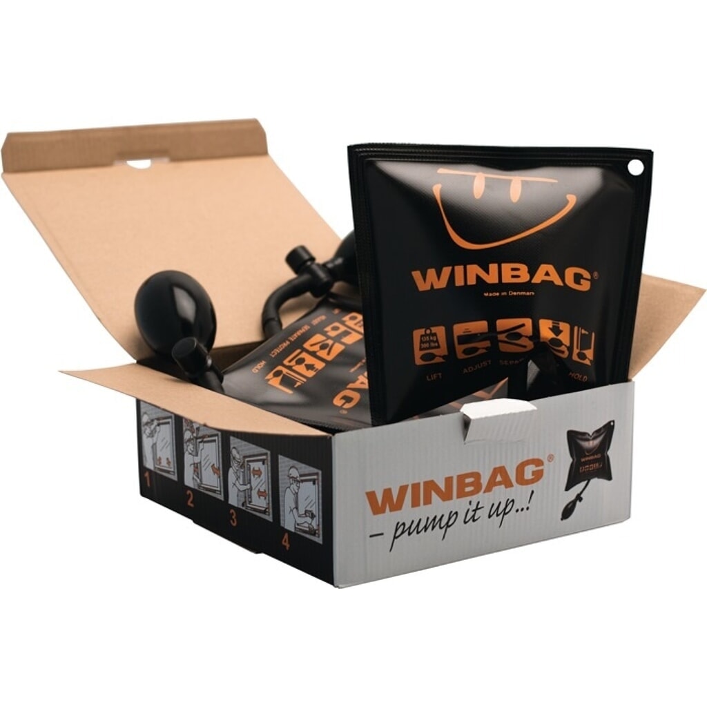 Illustration du produit: Montagekissen Winbag, Kunststoff schwarz, 135 kg, 4 Stück im Karton