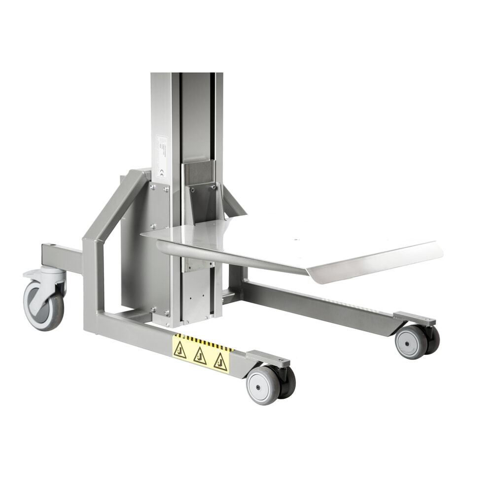 N° de l'image du produit 4 : Monte-charge HOVMAND avec plate-forme en acier inoxydable, zone de levage 100-1 310 mm, capacité de charge 80 kg
