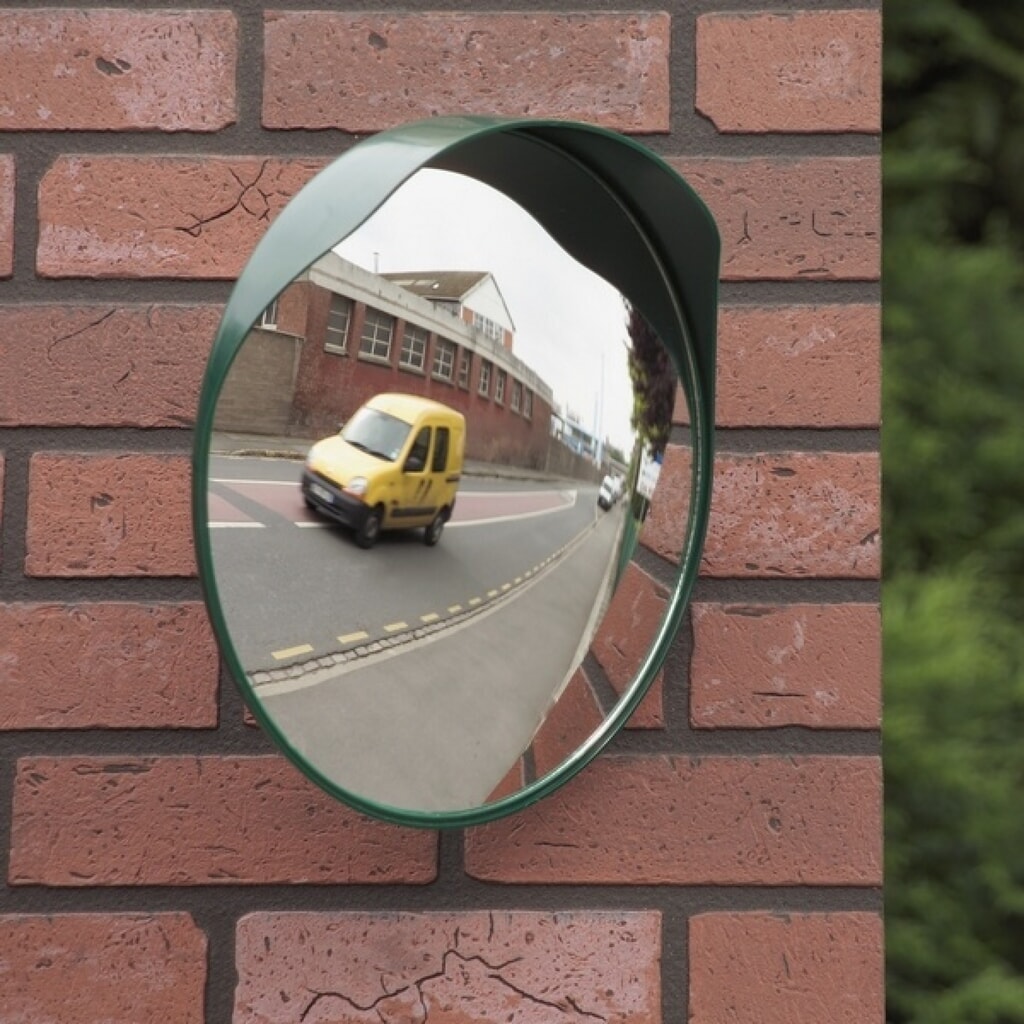 MOTTEZ Miroir de surveillance intérieur et extérieur, Ø 30 cm N° de l'image du produit 2 : MOTTEZ Miroir de surveillance intérieur et extérieur, Ø 30 cm
