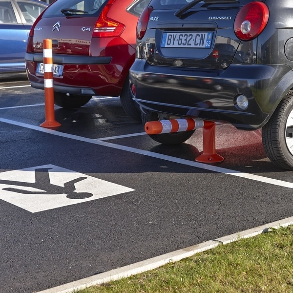 N° de l'image du produit 4 : MOTTEZ Poteau de signalisation à fixer, hauteur 800 mm