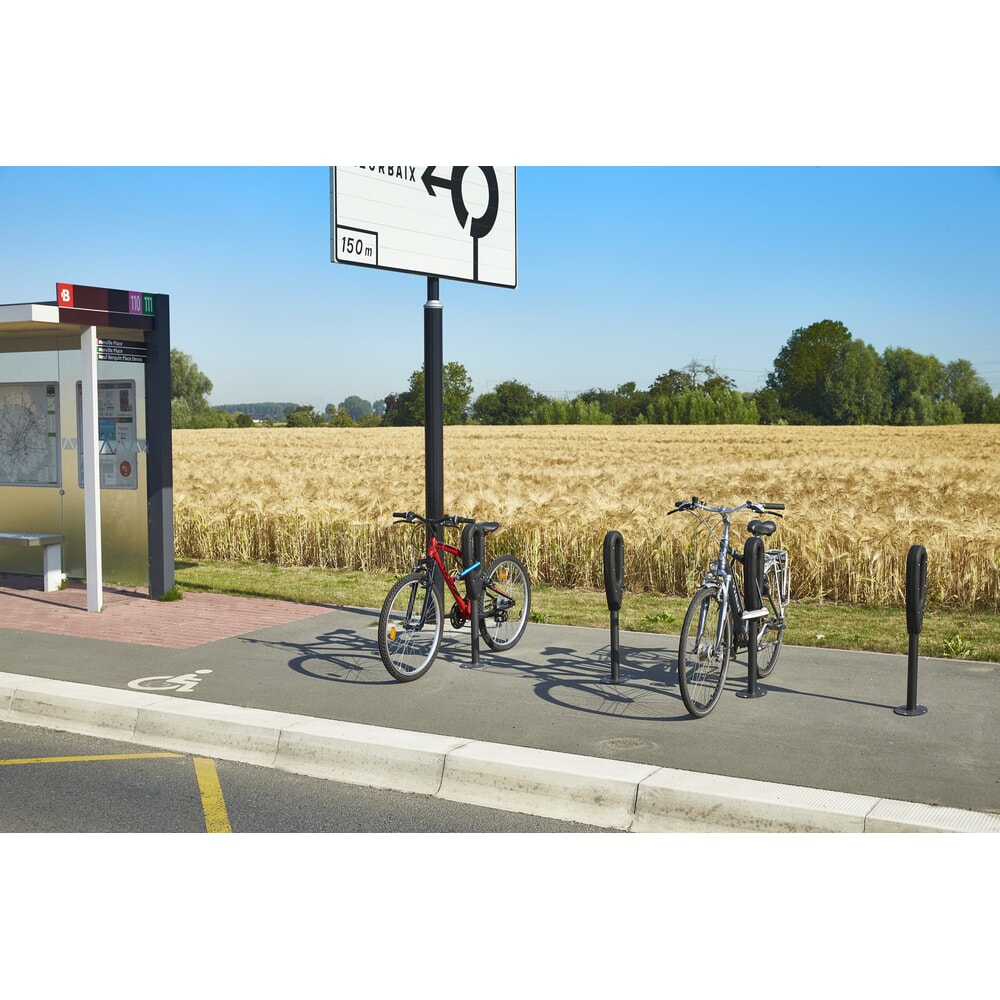 N° de l'image du produit 13 : MOTTEZ Poteau pour 2 vélos, longueur 260 mm