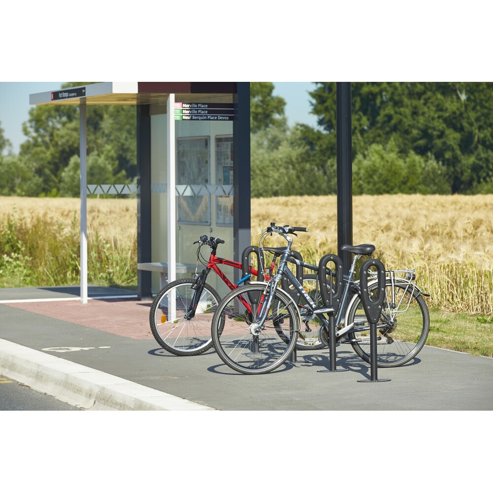 N° de l'image du produit 11 : MOTTEZ Poteau pour 2 vélos, longueur 260 mm
