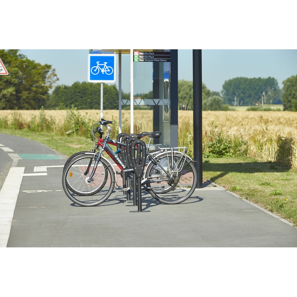 N° de l'image du produit 10 : MOTTEZ Poteau pour 2 vélos, longueur 260 mm