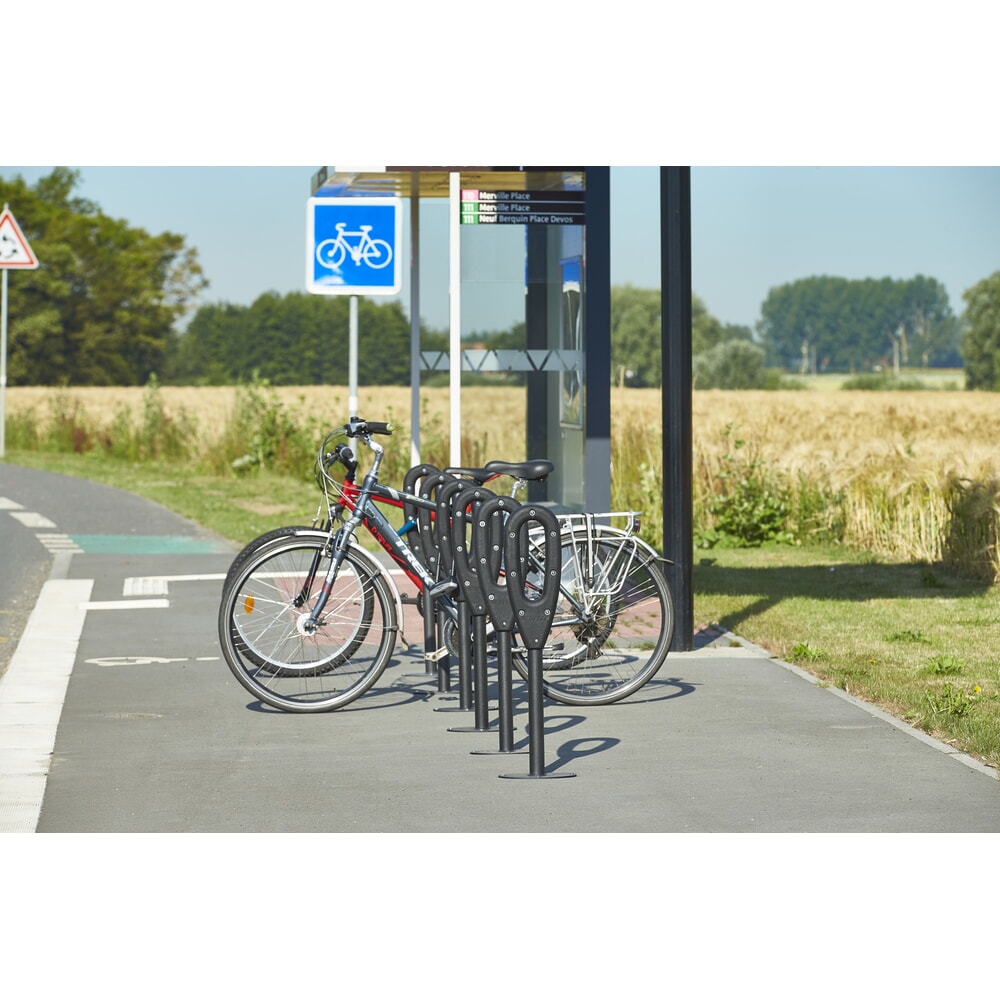 N° de l'image du produit 9 : MOTTEZ Poteau pour 2 vélos, longueur 260 mm