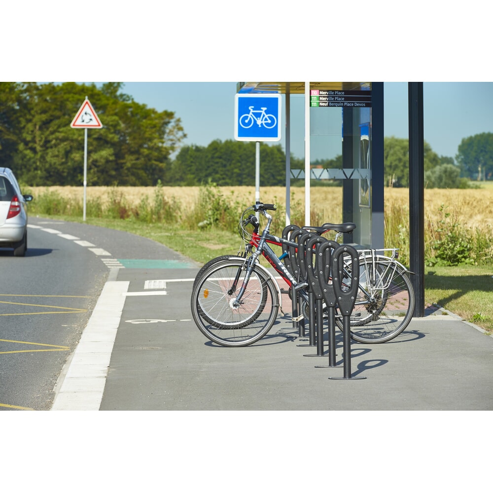 N° de l'image du produit 8 : MOTTEZ Poteau pour 2 vélos, longueur 260 mm
