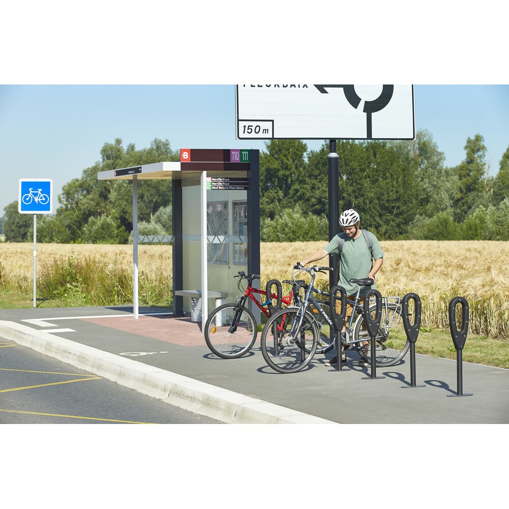 N° de l'image du produit 7 : MOTTEZ Poteau pour 2 vélos, longueur 260 mm