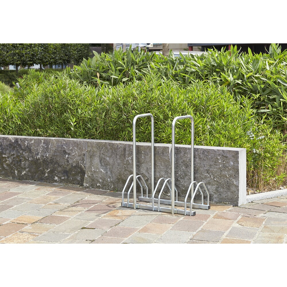 Illustration du produit: MOTTEZ Râtelier à vélos pour 3 vélos avec 2 arceaux