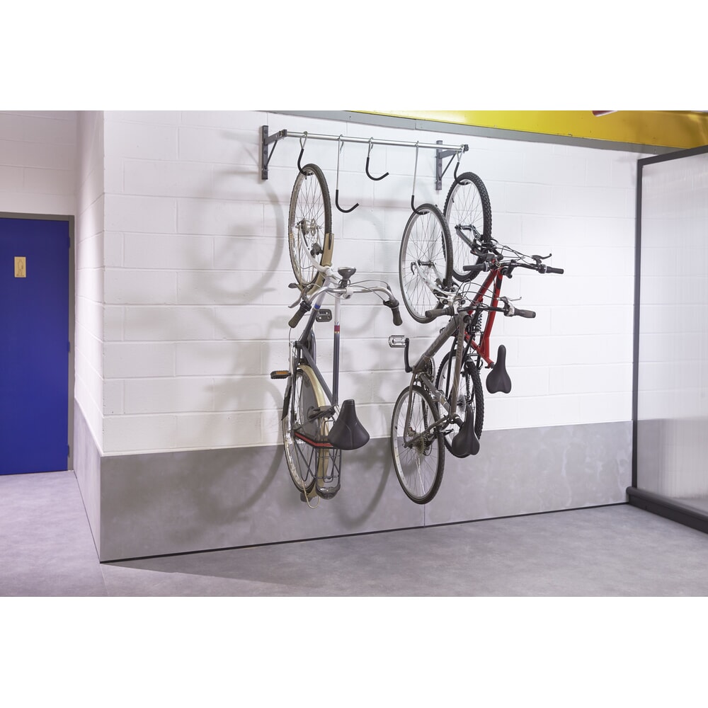 N° de l'image du produit 10 : MOTTEZ Support mural coulissant pour 5 vélos