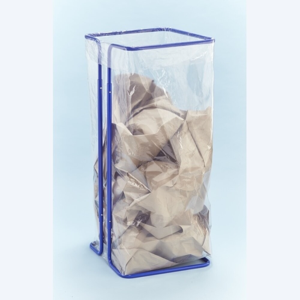 N° de l'image du produit 3 : MOTTEZ Support pour sacs poubelle 400 litres sans roulettes, bleu