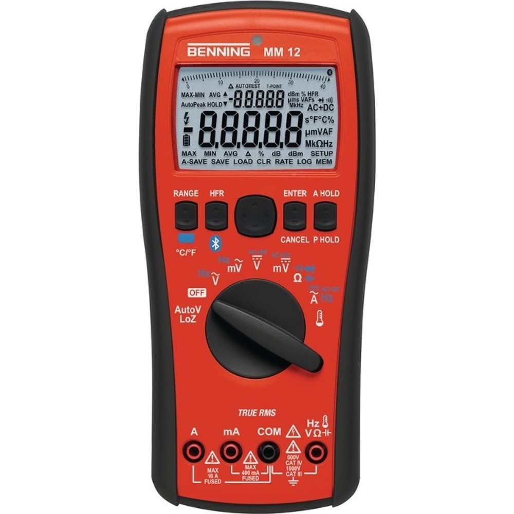 Illustration du produit: Multimètre MM 12 0,0001-1000 V AC/DC TRUE RMS BENNING
