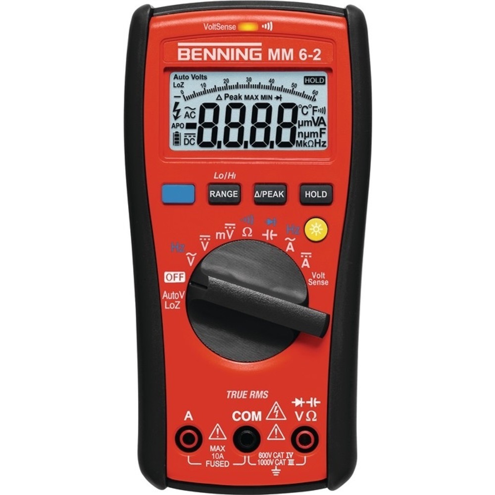 Illustration du produit: Multimètre MM 6-2 0,1-1000 V AC/DC TRUE RMS BENNING