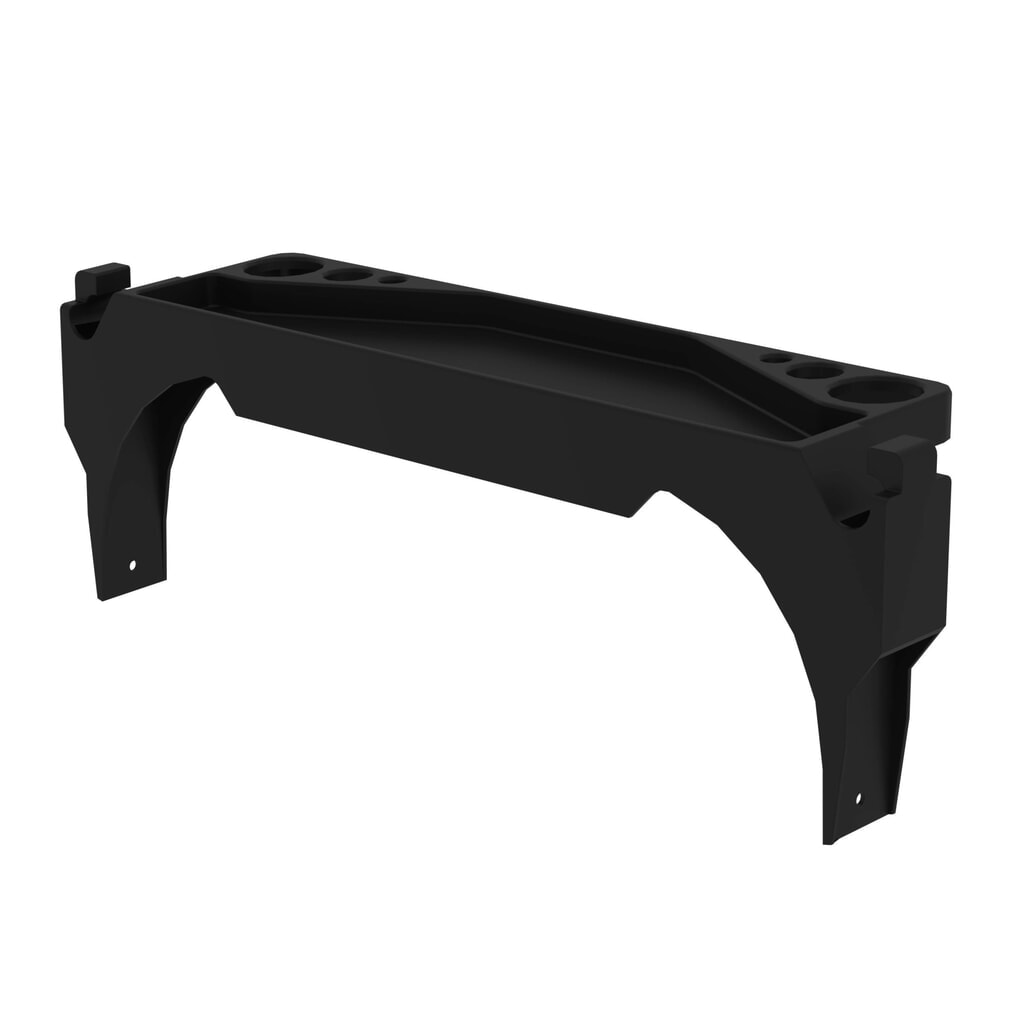 Munk Bac de rangement pour escabeau pliants en aluminium Illustration du produit: Munk Bac de rangement pour escabeau pliants en aluminium