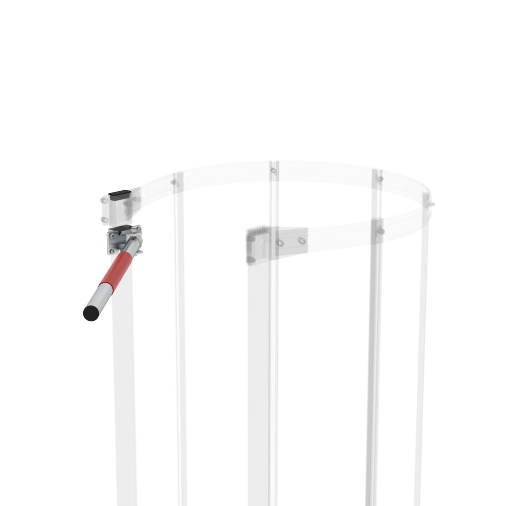 Munk Barrière de sécurité alu brut Illustration du produit: Munk Barrière de sécurité alu brut