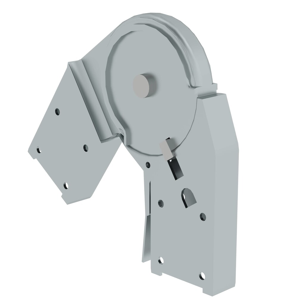 Munk Charnière automatique en acier pour échelle pliante Illustration du produit: Munk Charnière automatique en acier pour échelle pliante