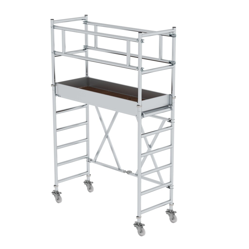 Illustration du produit: Munk Échafaudage pliant 0,75 x 1,80 m Hauteur de plate-forme 1,80 m