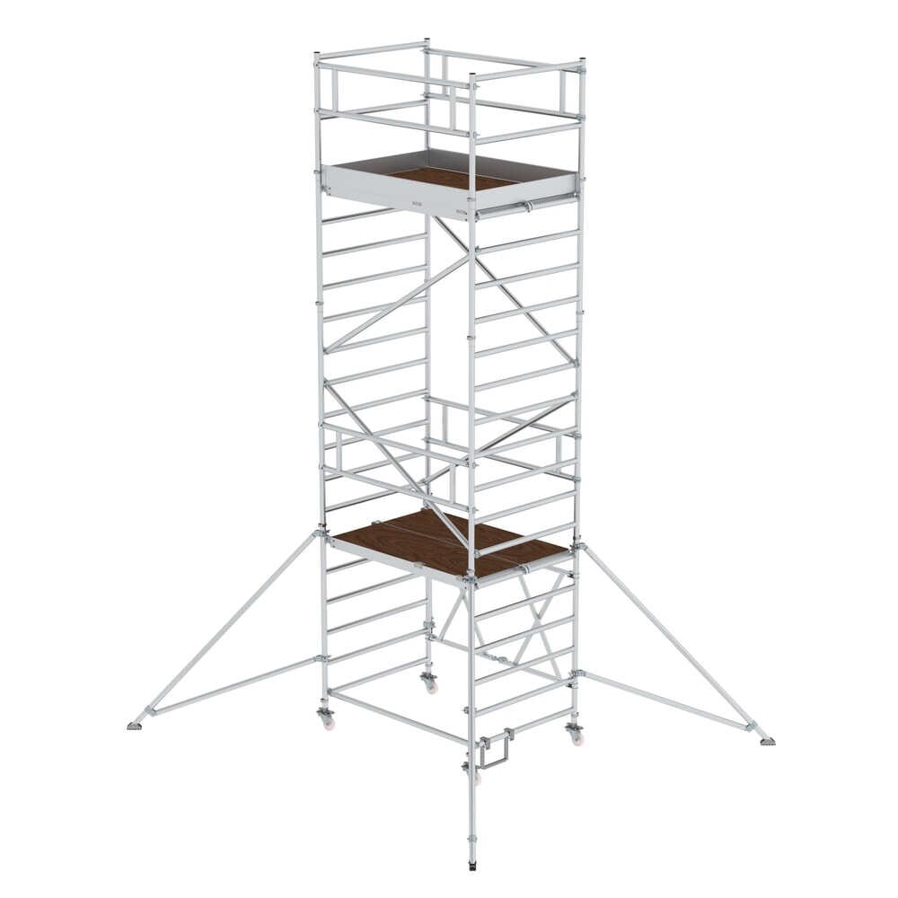 Illustration du produit: Munk Échafaudage pliant 1,35 x 1,80 m avec stabilisateur Hauteur de plate-forme 4,80 m