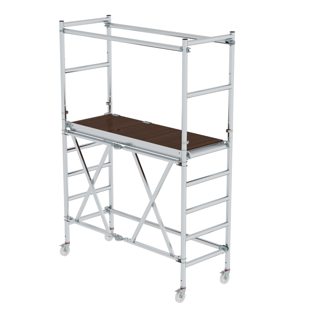 Illustration du produit: Munk Échafaudage pliant avec module d’extension Hauteur de plate-forme 1,54 m