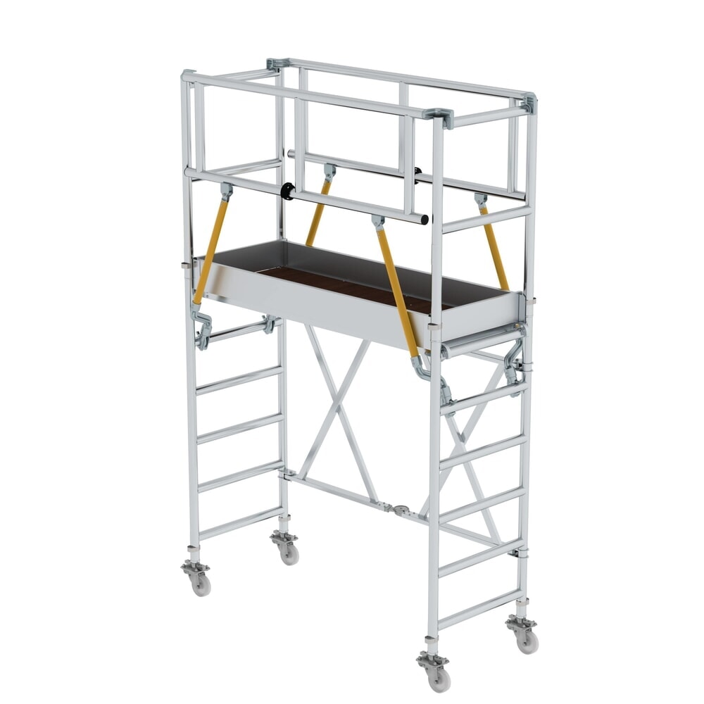 Illustration du produit: Échafaudage pliant Munk SG 0,75 x 1,80 m Hauteur de plate-forme 2,08 m