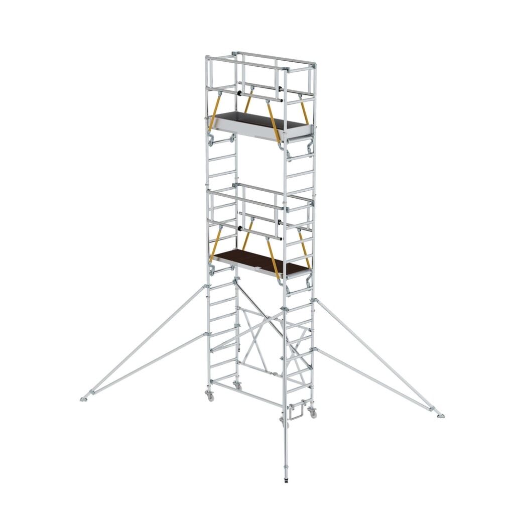 Illustration du produit: Munk Échafaudage pliant SG 0,75 x 1,80 m avec stabilisateur Hauteur de plate-forme 5,16 m