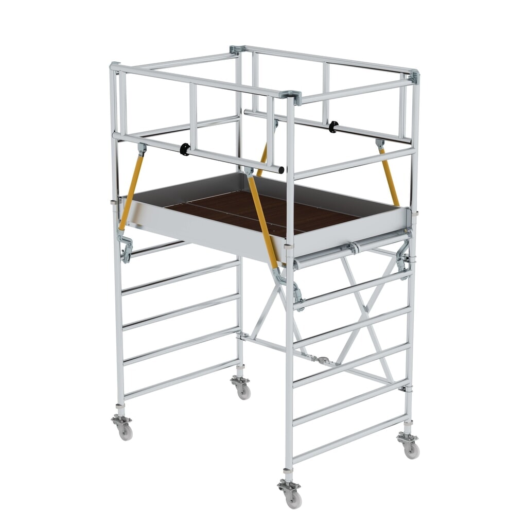 Illustration du produit: Munk Échafaudage pliant SG 1,35 x 1,80 m Hauteur de plate-forme 2,08 m