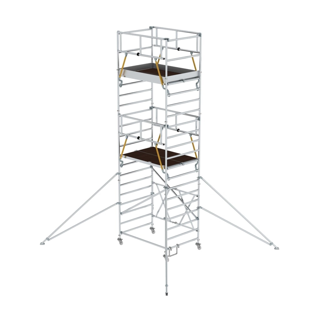 Illustration du produit: Munk Échafaudage pliant SG 1,35 x 1,80 m avec stabilisateur Hauteur de plate-forme 5,16 m