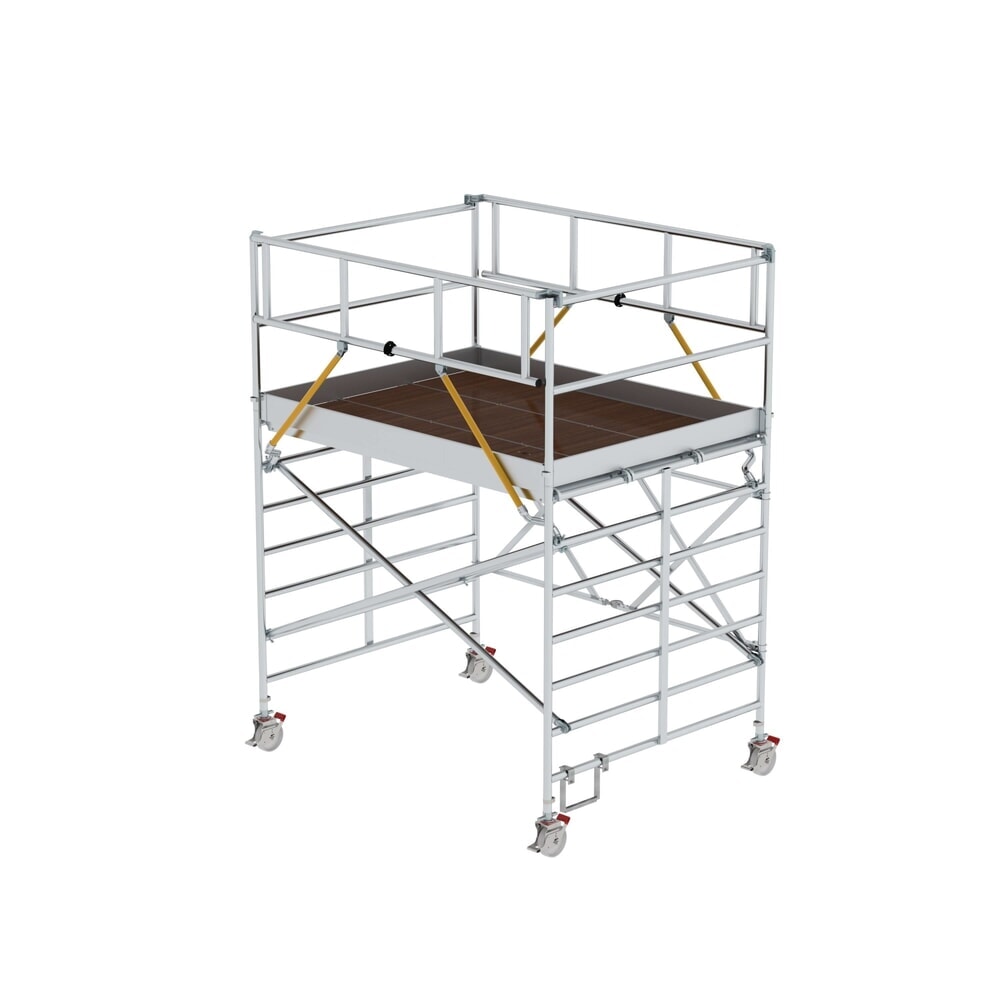 Illustration du produit: Munk Échafaudage pliant SG avec triple plate-forme Hauteur de plate-forme 2,51 m