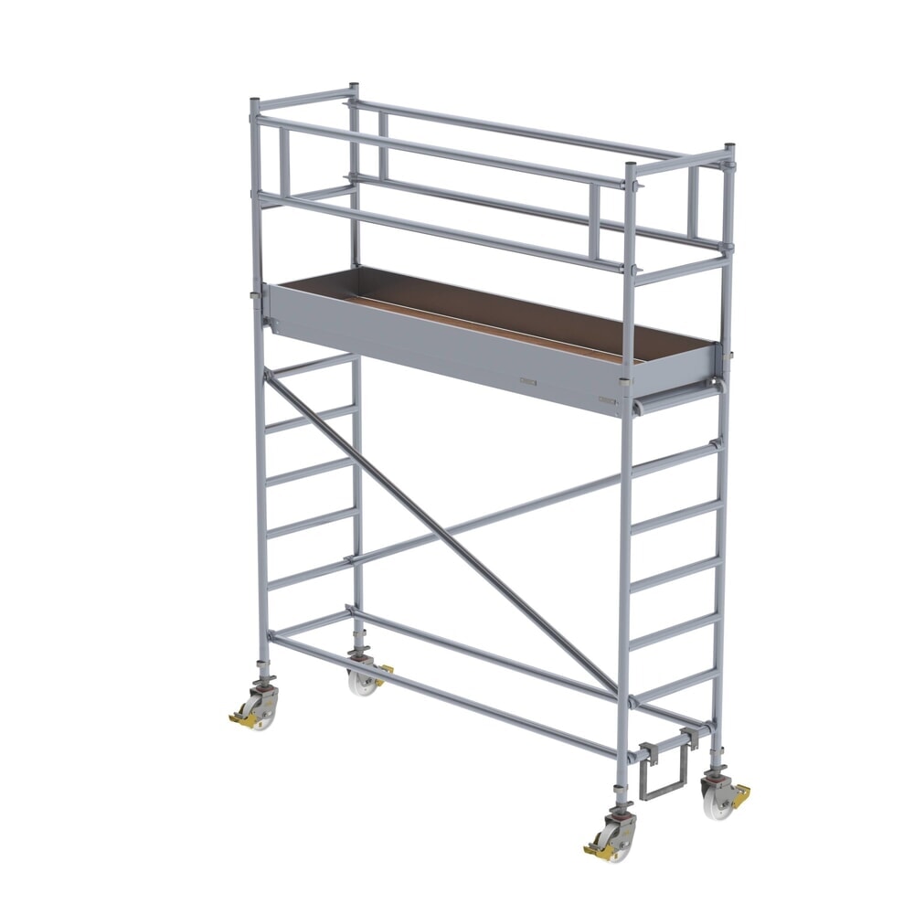 Illustration du produit: Munk Échafaudage roulant 0,75 x 2,45 m Hauteur de plate-forme 2,35 m