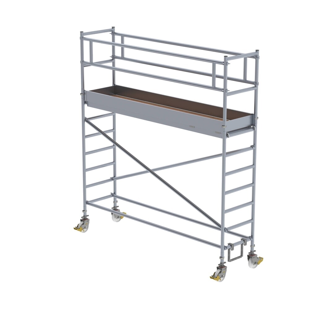 Illustration du produit: Munk Échafaudage roulant 0,75 x 3,0 m Hauteur de plate-forme 2,35 m